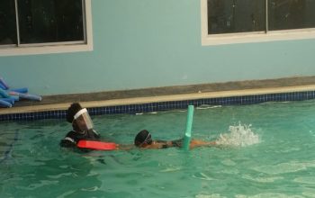 Swimming Lessons for the children at Friends Embassy Preschool